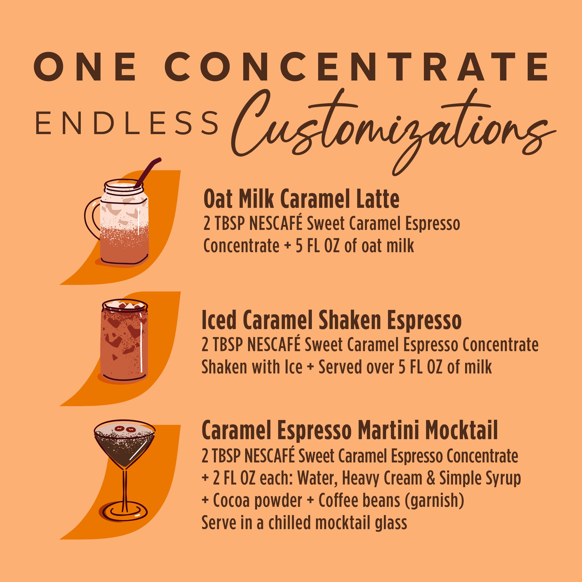 NESCAFÉ Espresso Concentrate Sweet Caramel 500ML
