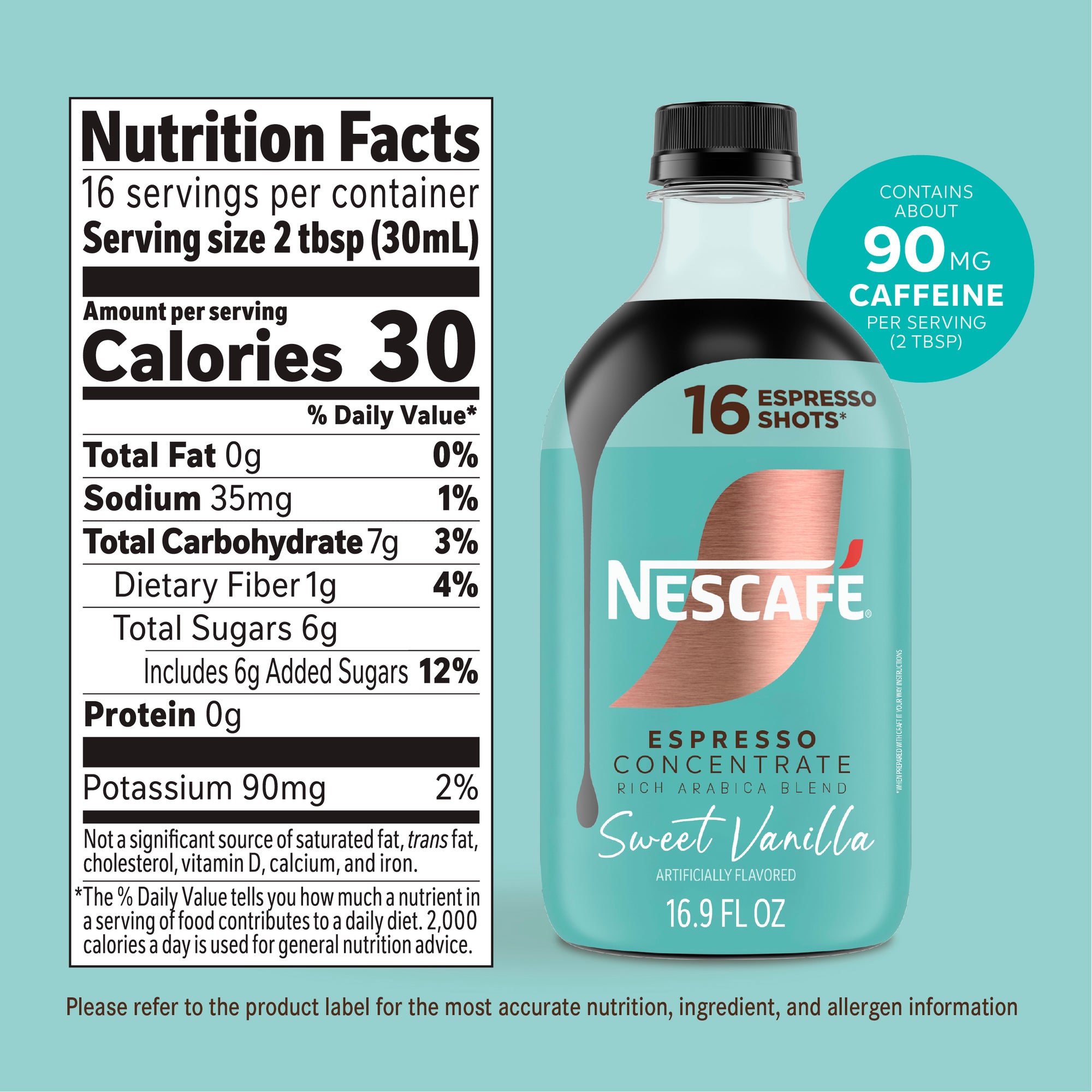 NESCAFÉ Espresso Concentrate Sweet Vanilla 500ML