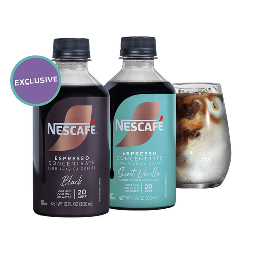 NESCAFÉ Espresso Concentrate Bundle Black & Vanilla